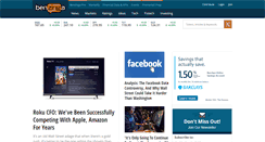 Desktop Screenshot of benzinga.com